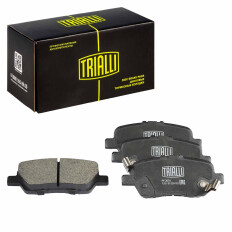 Колодки тормозные дисковые Trialli, задние, комплект на ось (4 шт), арт. PF 2574