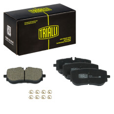 Колодки тормозные дисковые Trialli, задние, комплект на ось (4 шт), арт. PF 4448