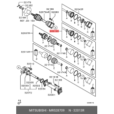 Пыльник шруса Mitsubishi, арт. MR528709