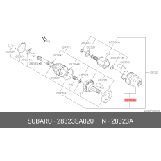 Пыльник ШРУСа Subaru, арт. 28323-SA020