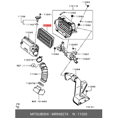 Фильтр воздушный Mitsubishi, арт. MR968274