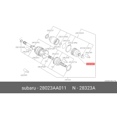 Пыльник ШРУСа Subaru, арт. 28023-AA011