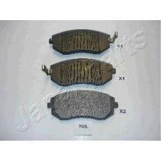 Колодки тормозные дисковые Japan Parts, передние, комплект на ось (4 шт), арт. PA-706AF