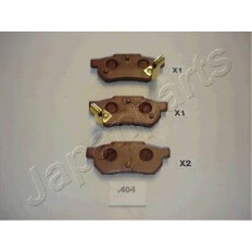 Колодки тормозные дисковые Japan Parts, задние, комплект на ось (4 шт), арт. PP-404AF
