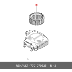 Фильтр воздушный Renault, арт. 7701070525