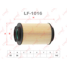 Фильтр топливный LYNXauto, арт. LF-1016