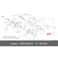 Пыльник ШРУСа Subaru, арт. 28323-AG010