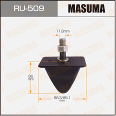 Отбойник заднего верхнего рычага Masuma, для Mitsubishi Montero / Pajero, арт. RU-509