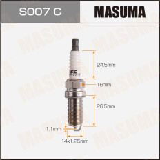 Свеча зажигания Masuma LFR5A-11 (6376) с никелевым электродом, арт. S007C