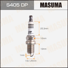 Свеча зажигания Masuma Double Platinum PFR6X-11 с платиновым электродом, арт. S405DP