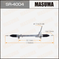 Рейка рулевая Masuma, для Mazda 3 (левый руль), арт. SR-4004