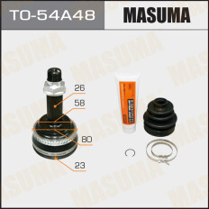 ШРУС Masuma, 23x58x26x48мм, арт. TO-54A48