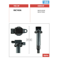 Катушка зажигания YEC, арт. IGC103A