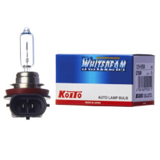 Лампа галогенная Koito Whitebeam H9 (PGJ19-5, T11), 12В, 65Вт (соответствует 120Вт), 4000К, 1 шт, арт. 0759W