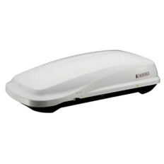 Автобокс на крышу INNO Ridge Trunk 240, пластиковый, 240л, 1400х700х340мм, крепление Wide U-bolt, одностороннее открывание, цвет белый глянцевый, арт. BRA240RWH