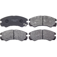 Колодки тормозные дисковые Double Force, передние, комплект на ось (4 шт), арт. DFP828