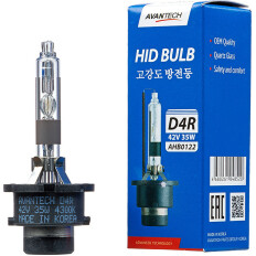 Лампа ксеноновая Avantech HID Bulb D4R (P32d-6), 42В, 35Вт, 4300К, 1 шт, арт. AHB0122