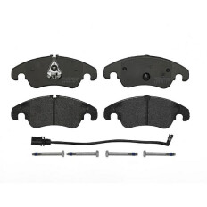 Колодки тормозные дисковые Brembo, комплект на ось (4 шт), арт. P85098