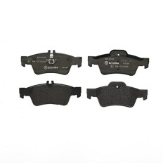 Колодки тормозные дисковые Brembo, комплект на ось (4 шт), арт. P50052