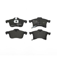 Колодки тормозные дисковые Brembo, комплект на ось (4 шт), арт. P59045