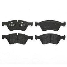 Колодки тормозные дисковые Brembo, комплект на ось (4 шт), арт. P 50 063