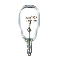 Лампа Avantech Autolamp Bulbs W10W (W2.1x9.5d, T13), 12В, 10Вт, арт. AIB1772