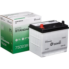Аккумулятор Domei Eco Standard 75D23R, 65Ач, CCA 649А, необслуживаемый