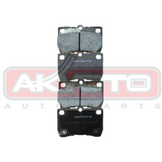 Колодки тормозные дисковые Asva, задние, комплект на ось (4 шт), арт. AKD-9816