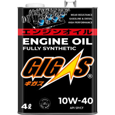 Масло моторное Gigas 10w40, синтетическое, API SP/CF, ILSAC GF-6A, универсальное, 4л, арт. G1040-004