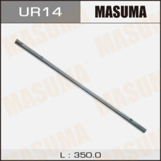 Лента щетки стеклоочистителя Masuma, 350мм (14"), ширина 6мм, 1 шт, арт. UR-14