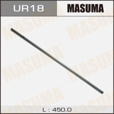Лента щетки стеклоочистителя Masuma, 450мм (18"), ширина 6мм, 1 шт, арт. UR-18