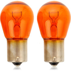 Лампа Osram Original Line PY21W (BAU15s, S25), 12В, 21Вт, оранжевая, комплект 2 шт, арт. 7507-2BL
