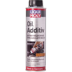 Присадка в моторное масло Liqui Moly Oil Additiv, антифрикционная, для бензиновых и дизельных двигателей, с дисульфидом молибдена, бутылка 300мл, арт. 1998/8342/2500
