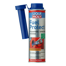 Нейтрализатор воды Liqui Moly Fuel Protect, присадка в бензин, с защитой от коррозии, бутылка с насадкой 300мл, арт. 3964/2530