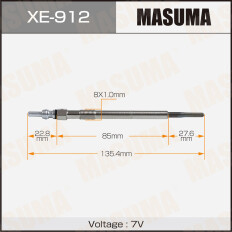 Свеча накаливания MASUMA DG-620 / D5244T8 (1/10/100)