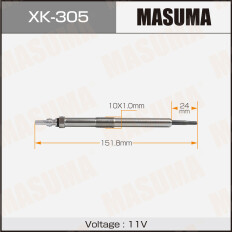 Свеча накаливания MASUMA B-121 /D20DT (1/10/80)