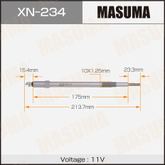 Свеча накаливания Masuma (ZD30DDT), арт. XN-234