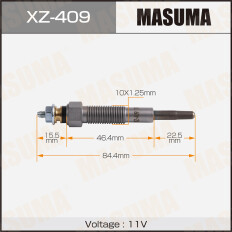 Свеча накаливания Masuma (WL-T), арт. XZ-409