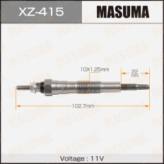 Свеча накаливания Masuma (WL / RF), арт. XZ-415
